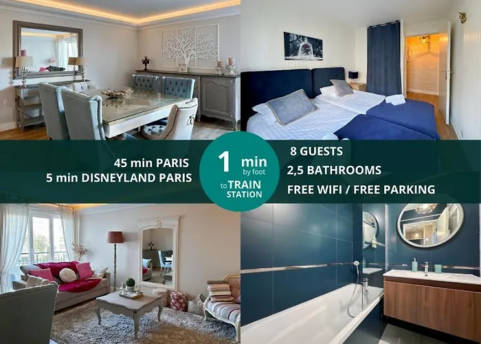 Le Danube 11 - Appartement Luxe 8 Personnes A Disneyland Paris